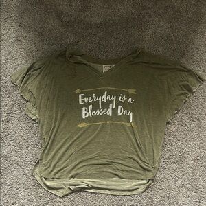 Olive Graphic Short Sleeve Tee